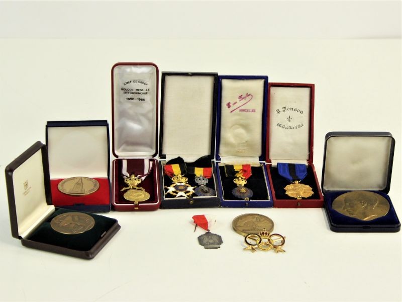 Belgisch Thema Medailles en Munten
